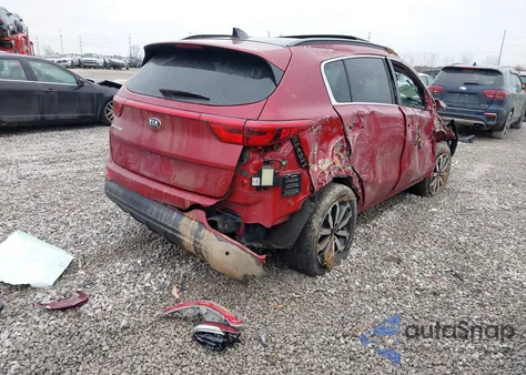 2018 Kia Sportage Ex из США, поврежденный, VIN KNDPNCAC5J7427855